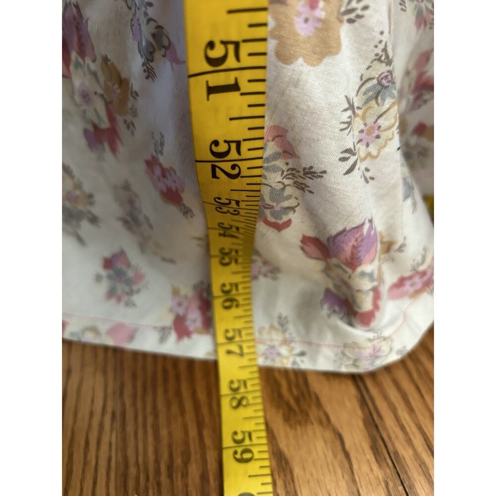 Vintage Dano Honolulu Floral Maxi Dress Womens Size 11 Pink White Vacation - Picture 7 of 7